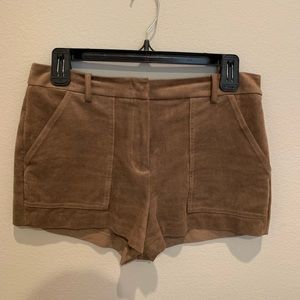 BCBG suede shorts size 4